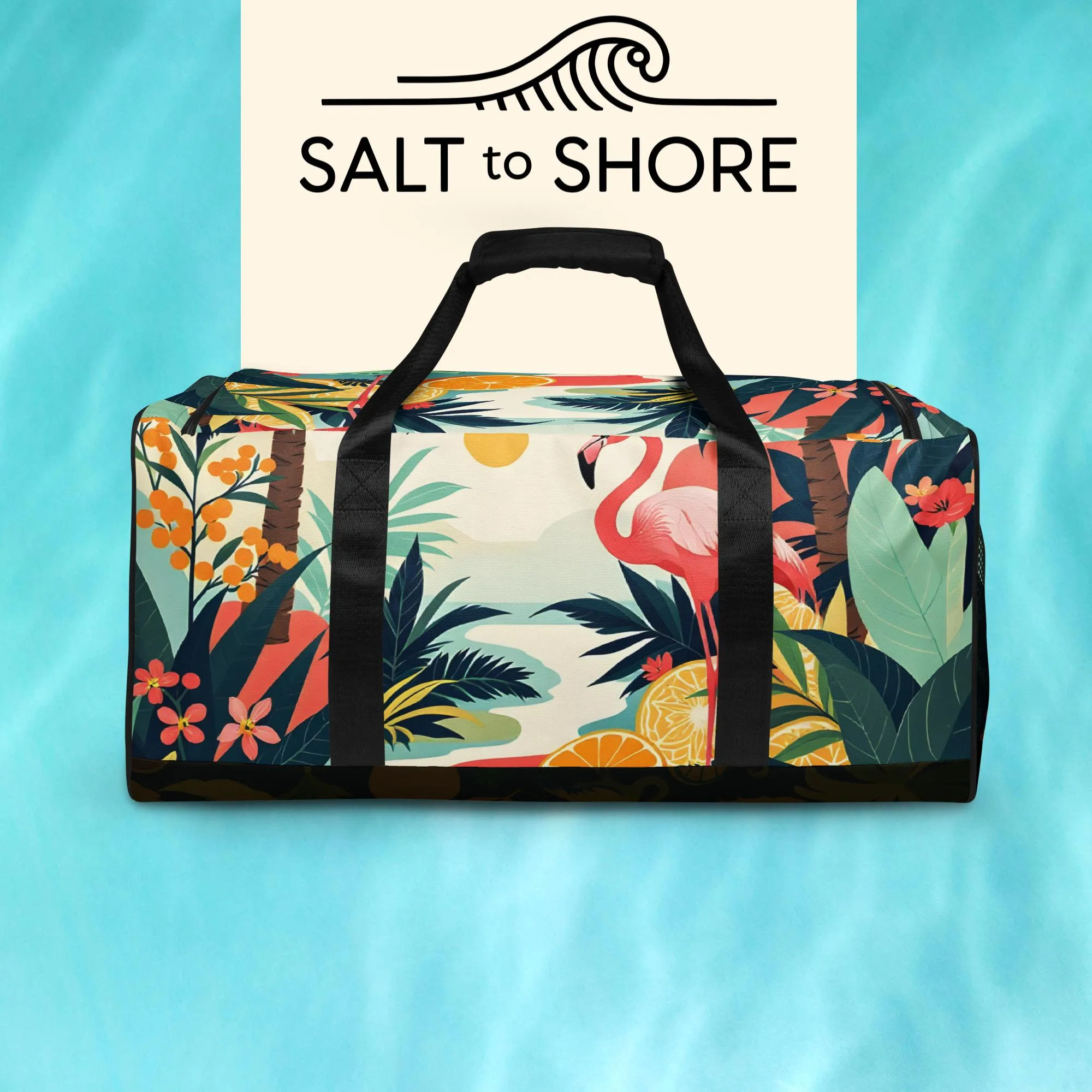 Salt to Shore | Coastal Elegance: 30A Serenity Duffle Bag