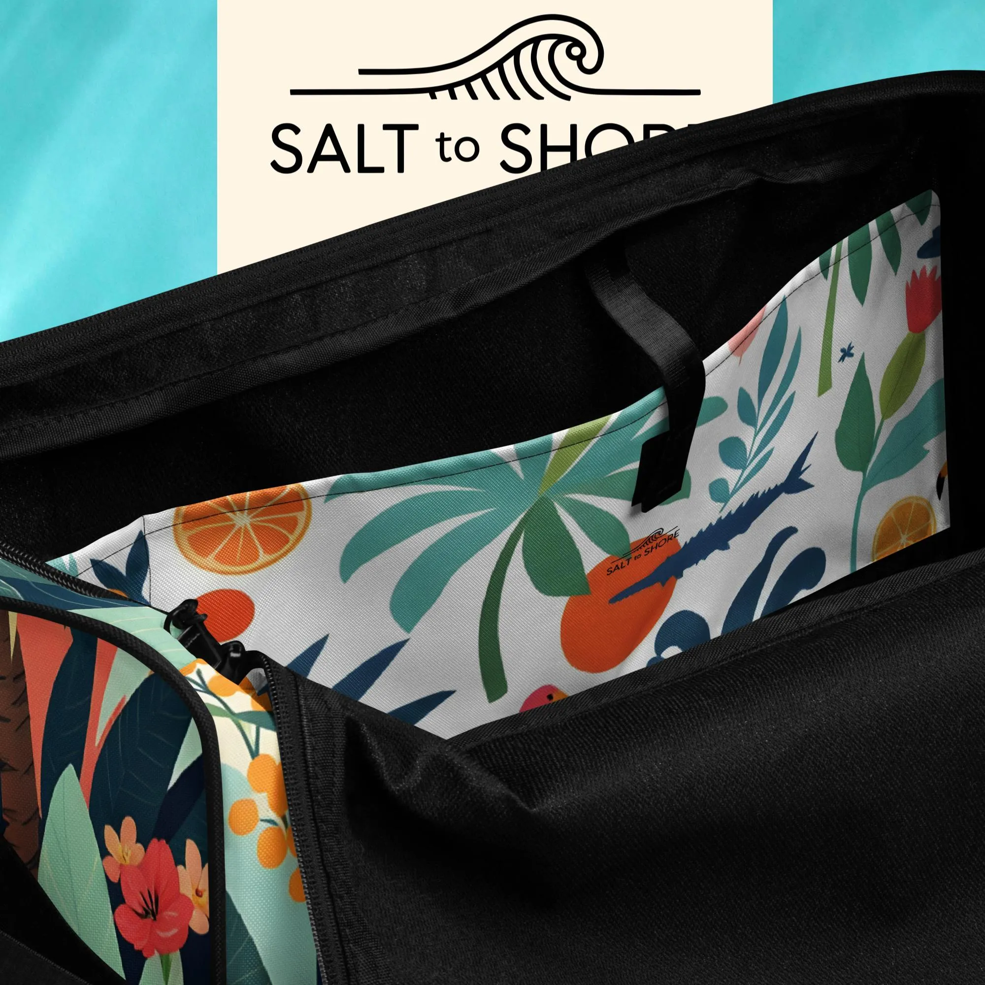 Salt to Shore | Coastal Elegance: 30A Serenity Duffle Bag