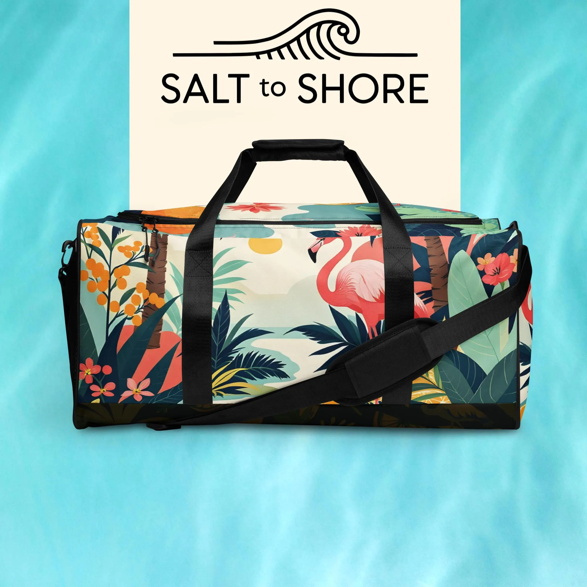 Salt to Shore | Coastal Elegance: 30A Serenity Duffle Bag