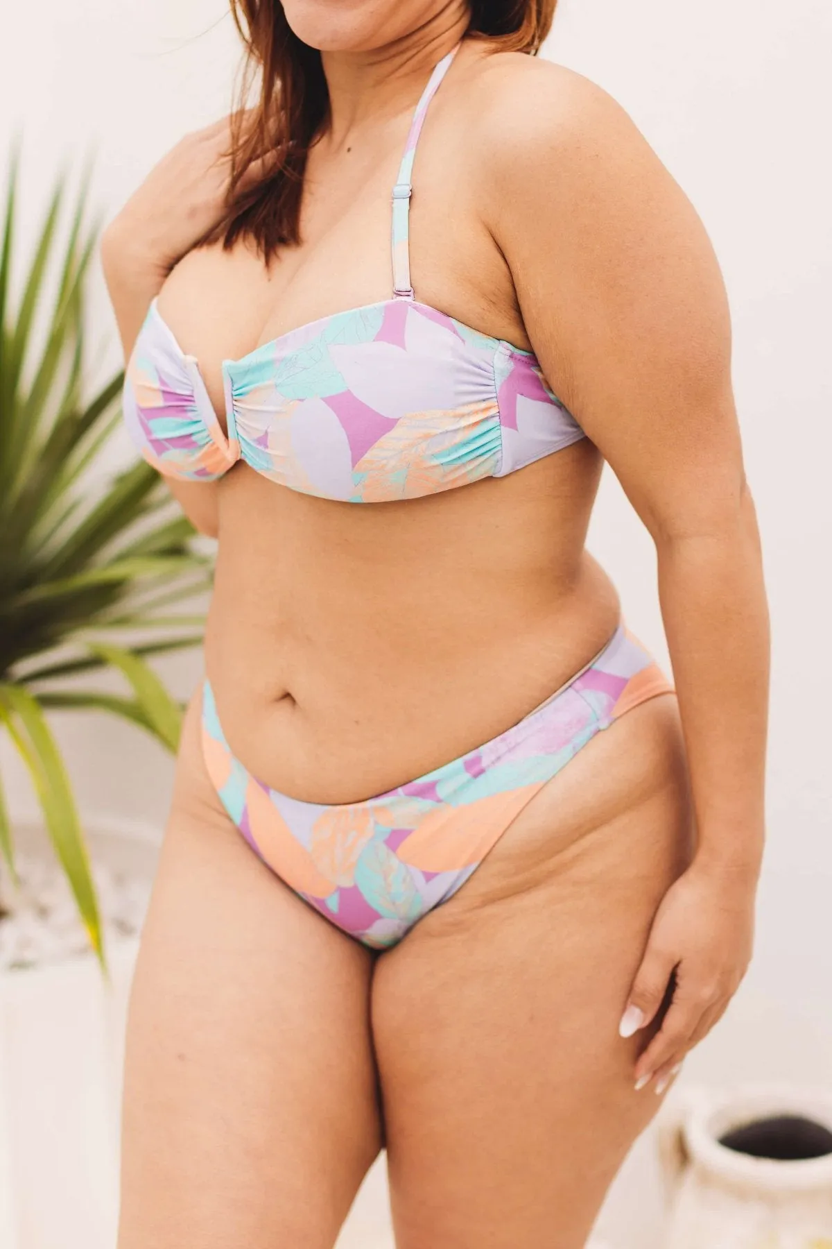 Scarlett Bandeau Top - Pretty Petal