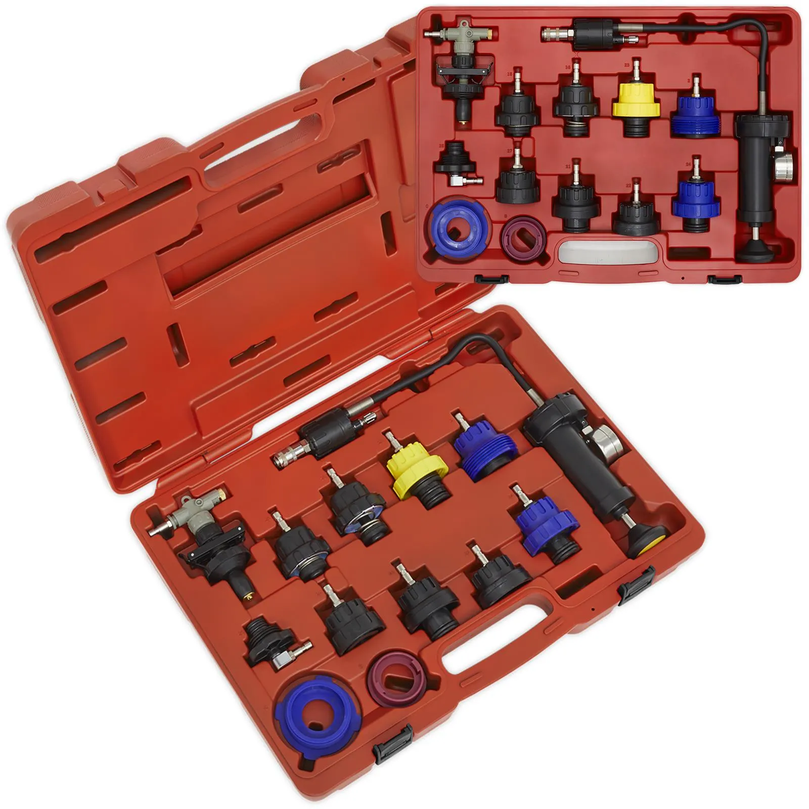 Sealey Cooling System Pressure Test Kit 13 Piece