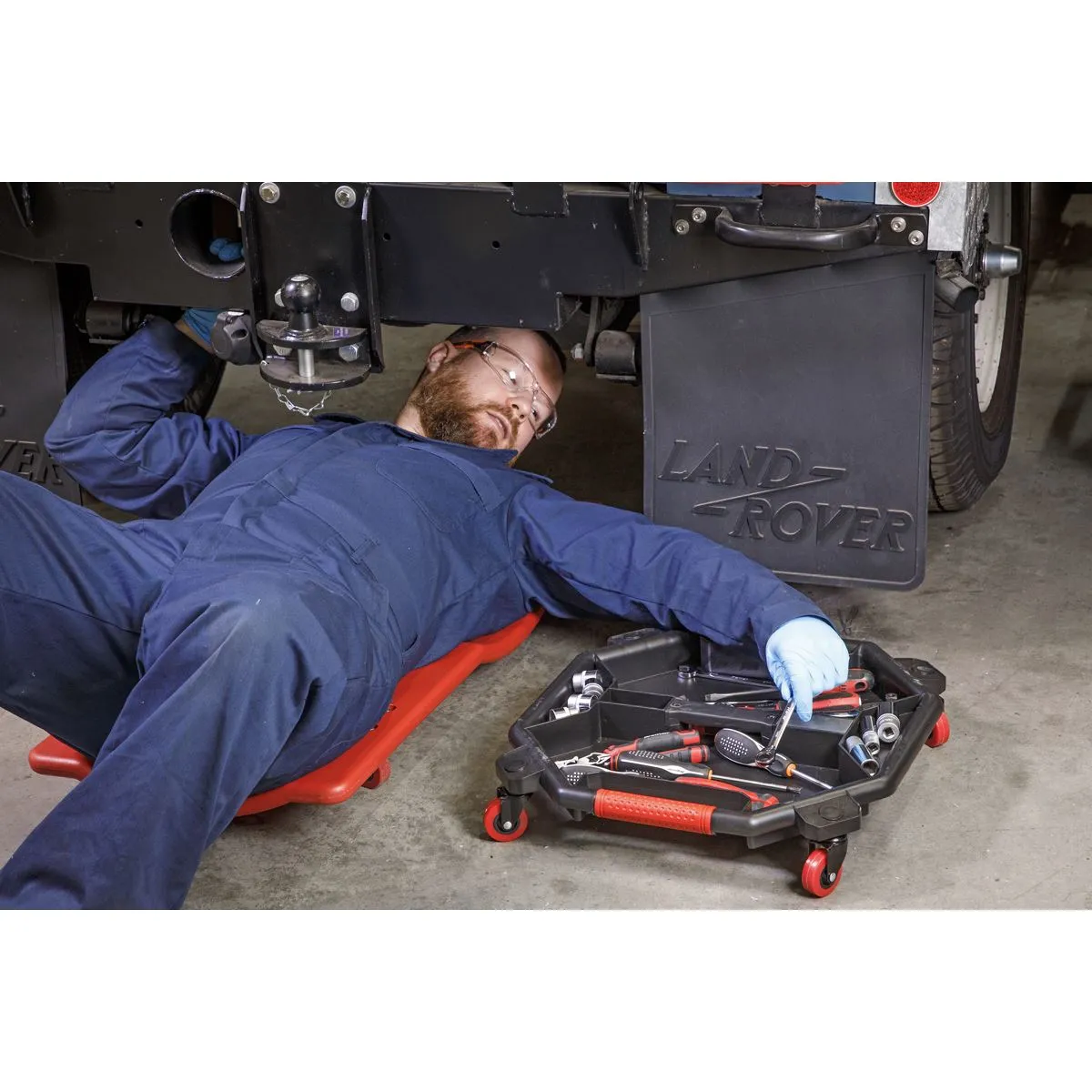Sealey Creeper Tool Tray - Red