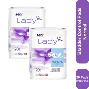 Seni Lady Slim Bladder Control Pads Normal 20 Pcs (Pack Of 2)