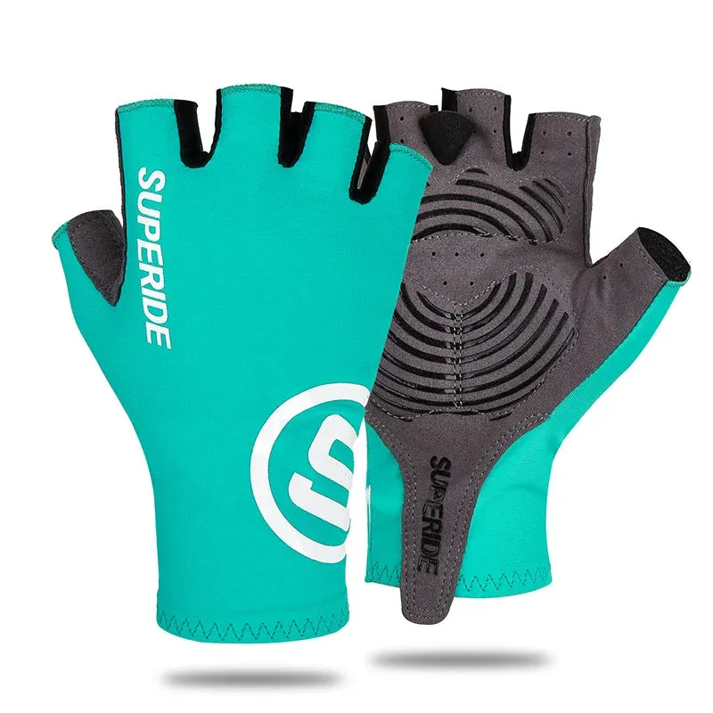 Shockproof Half-Finger Cycling Gloves - Anti-Sweat Padded Bike Gear