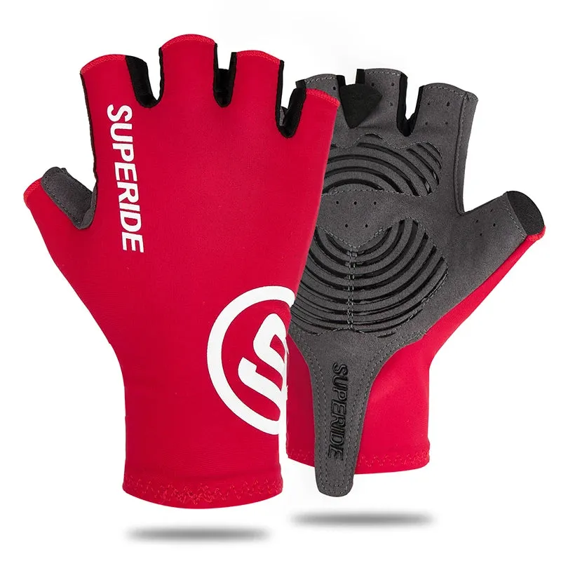 Shockproof Half-Finger Cycling Gloves - Anti-Sweat Padded Bike Gear