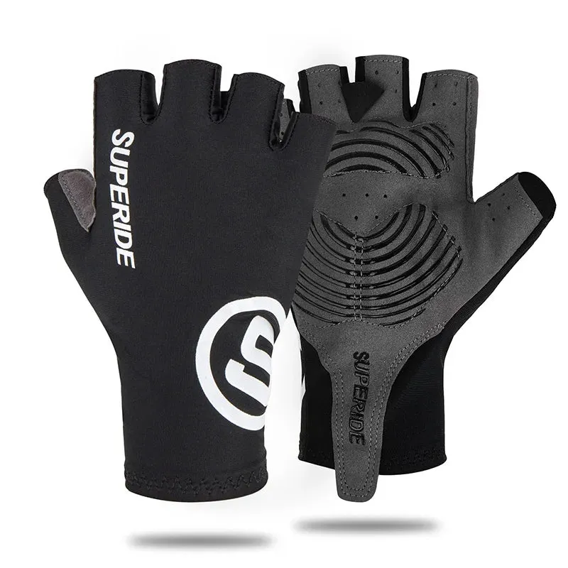 Shockproof Half-Finger Cycling Gloves - Anti-Sweat Padded Bike Gear