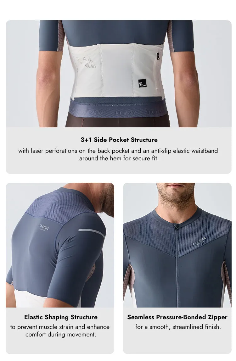 SHORT SLEEVE JERSEY STRAORDINARIO MARBLE BLUE