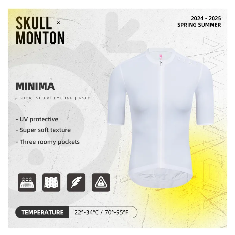 SKULL MONTON MENS JERSEY MINIMA WHITE