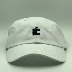 small E Dad Hat - White