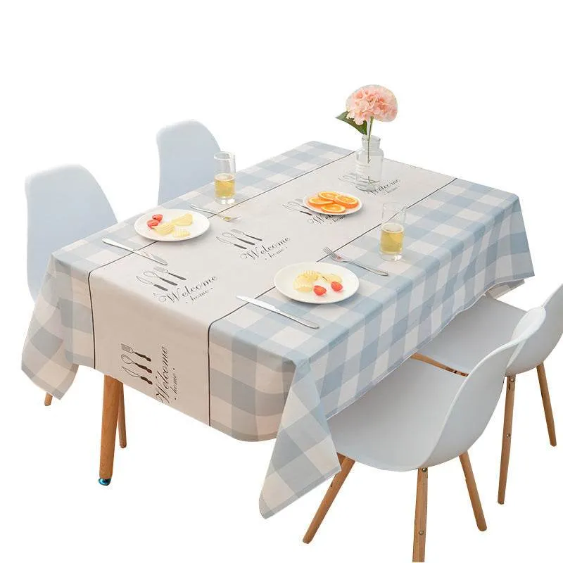 Small Fresh Tablecloth Waterproof, Oil-proof And Scald-proof Disposable Tablecloth