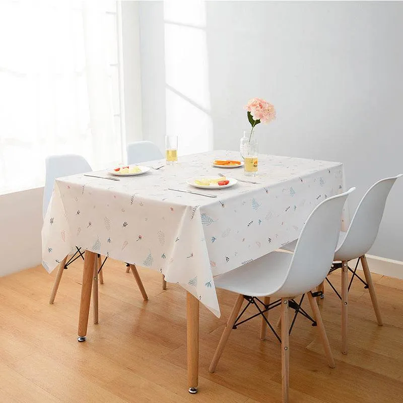 Small Fresh Tablecloth Waterproof, Oil-proof And Scald-proof Disposable Tablecloth