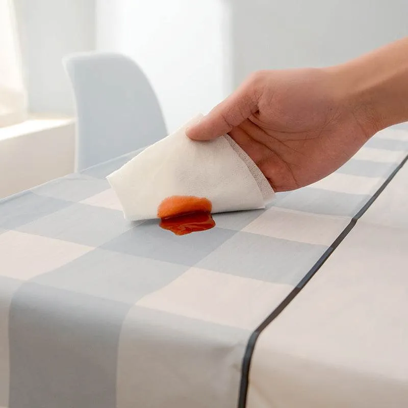 Small Fresh Tablecloth Waterproof, Oil-proof And Scald-proof Disposable Tablecloth