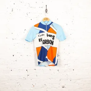 SMS Santini RV Arbon Cycling Top Jersey - Blue - S