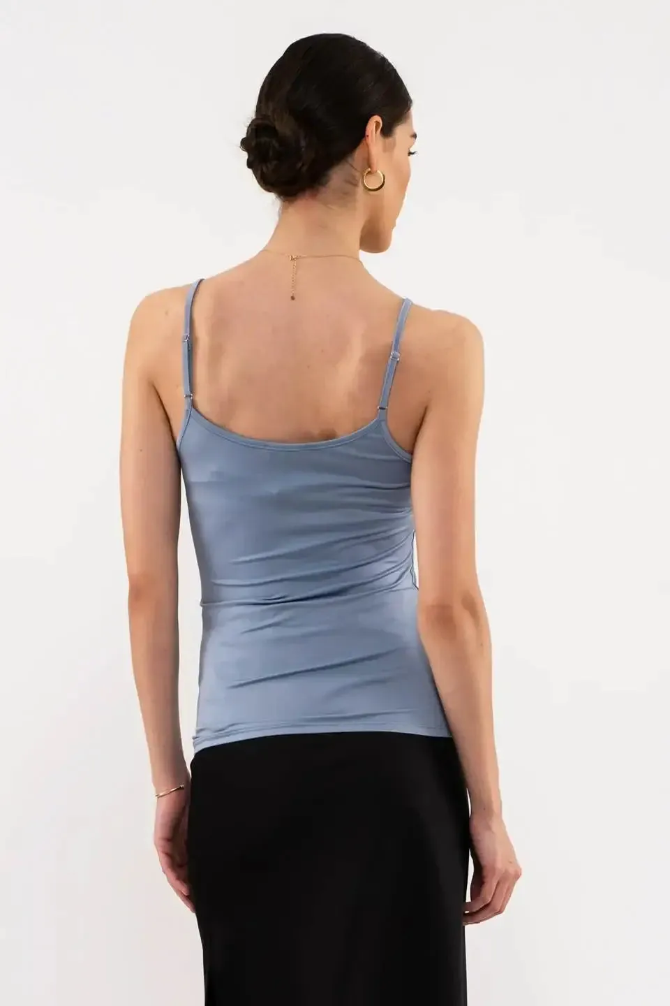SOLID SPAGHETTI STRAP TANK TOP