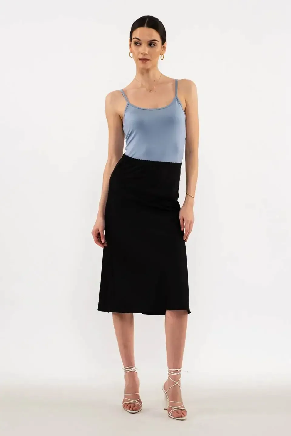 SOLID SPAGHETTI STRAP TANK TOP