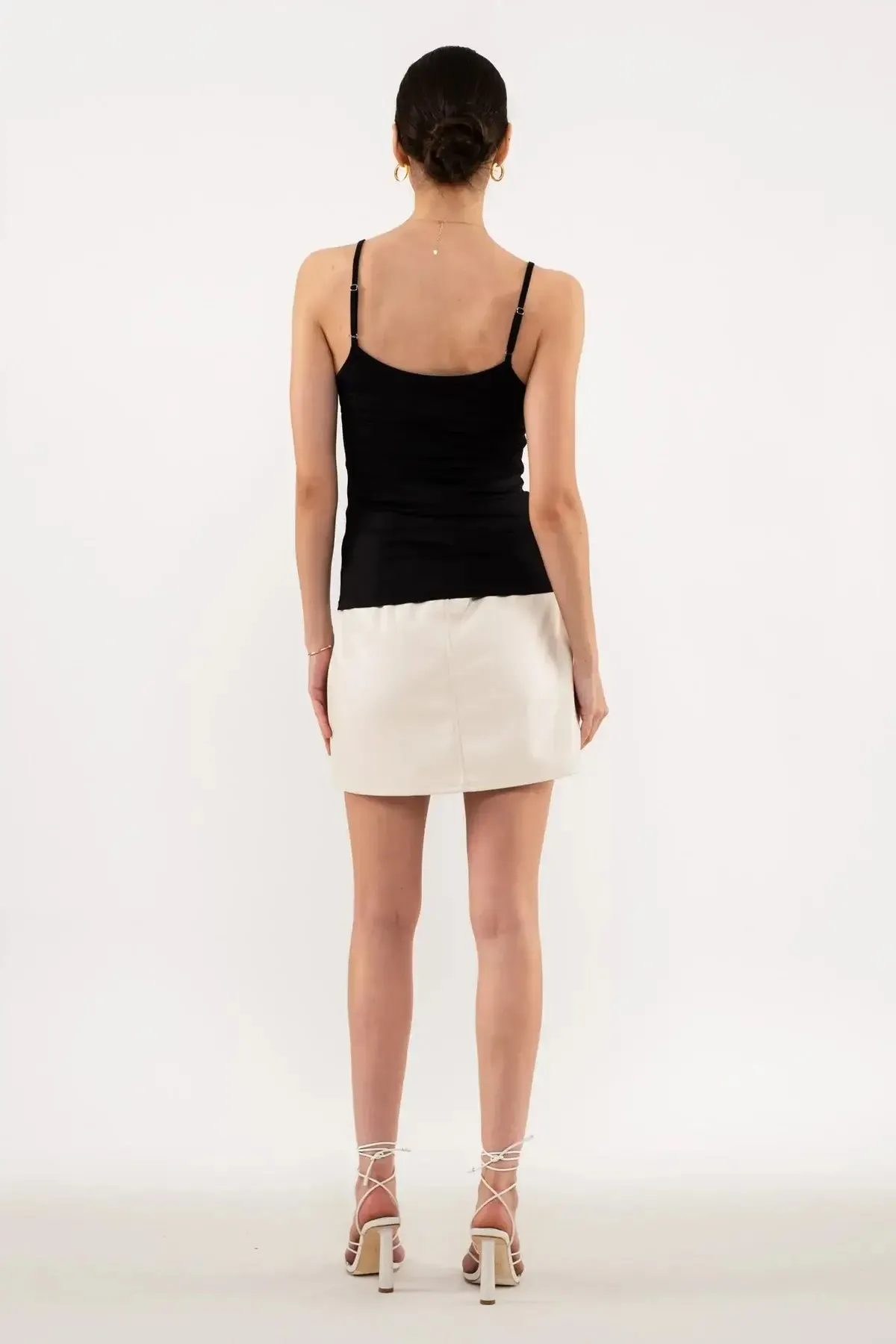 SOLID SPAGHETTI STRAP TANK TOP