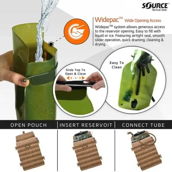 Source Tactical WLPS Razor 3L MOLLE Hydration Pouch