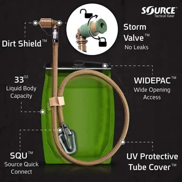 Source Tactical WLPS Razor 3L MOLLE Hydration Pouch