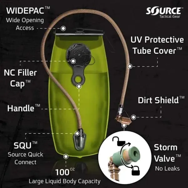 Source Tactical WXP 3L Hydration Pack