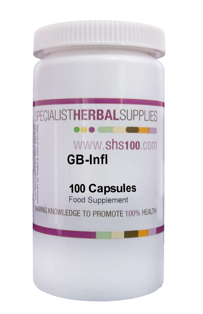 Specialist Herbal Supplies (SHS) GB/Infl Capsules 100's