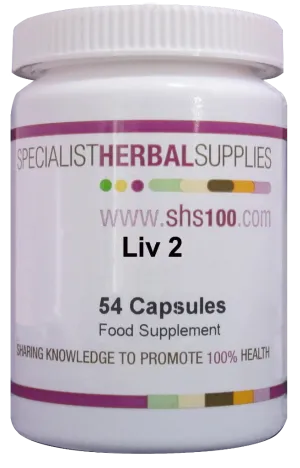 Specialist Herbal Supplies (SHS) Liv 2 Capsules 54's