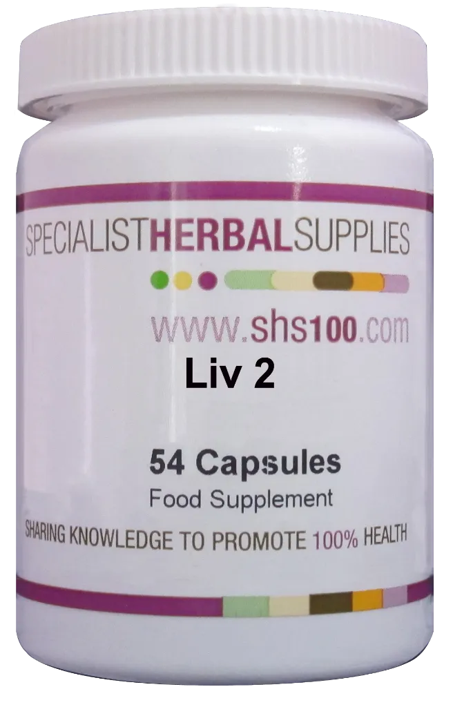 Specialist Herbal Supplies (SHS) Liv 2 Capsules 54's
