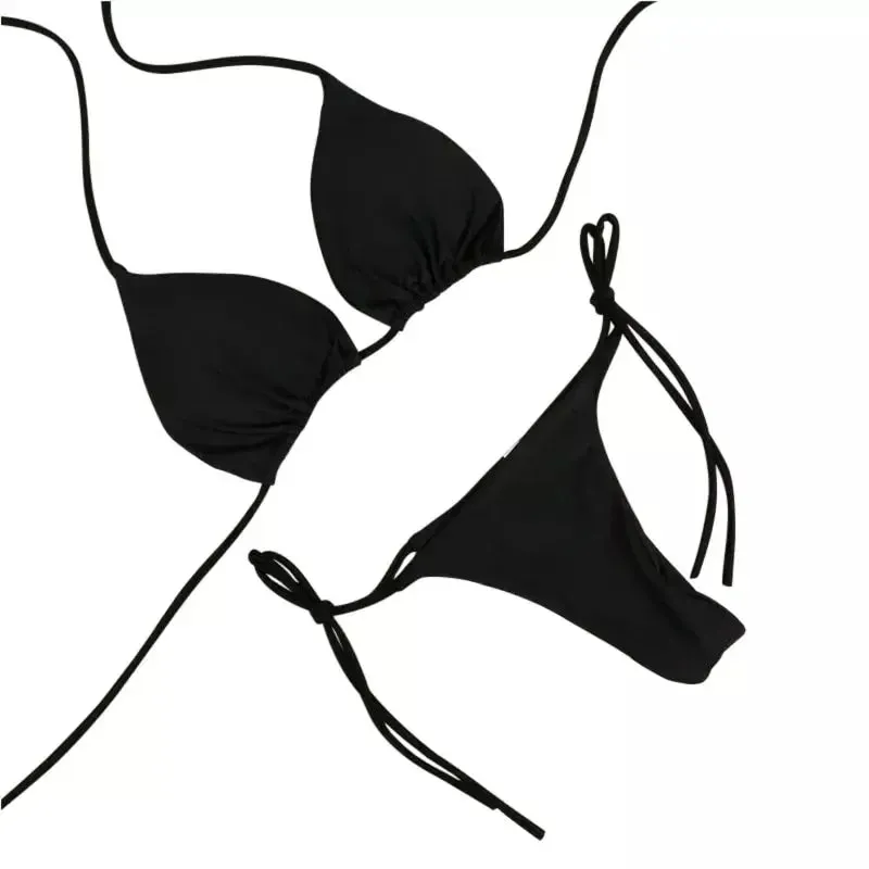 Split Strap Adjustable Bikini Set