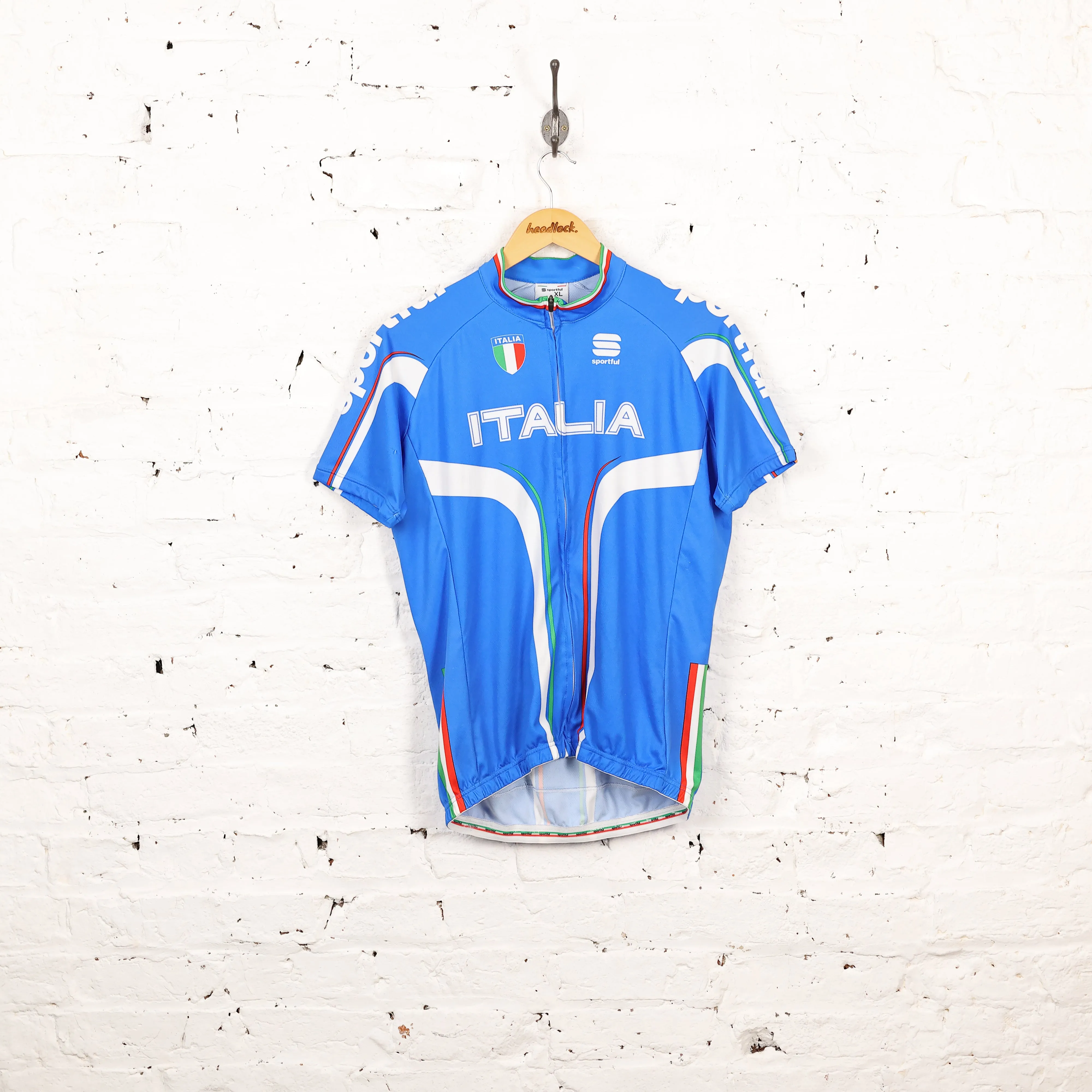 Sportful Italia Cycling Top Jersey - Blue - XL
