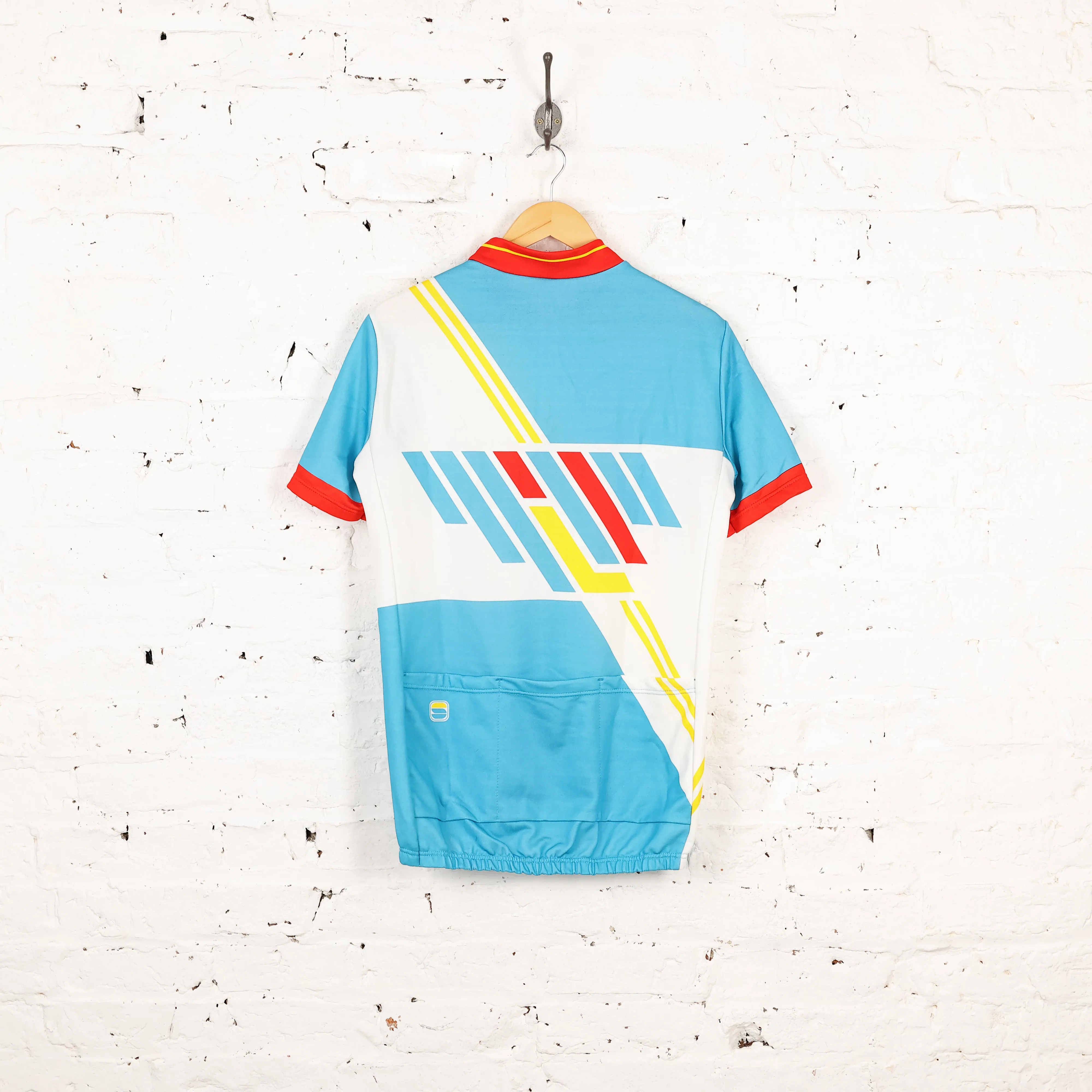 Sportful Patterned Cycling Top Jersey - Blue - XL