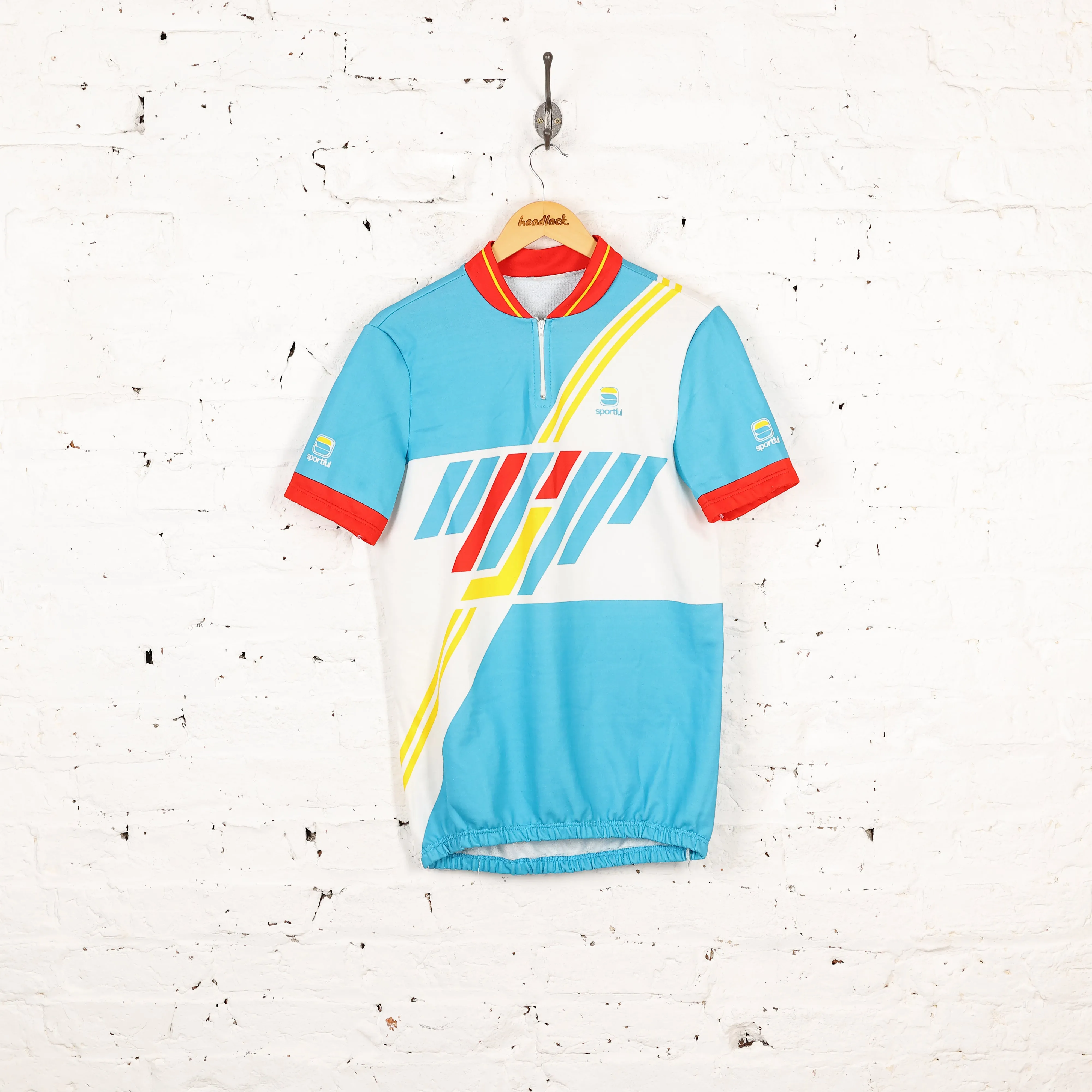 Sportful Patterned Cycling Top Jersey - Blue - XL