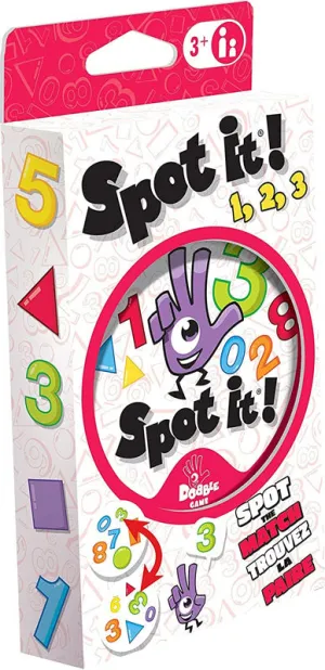 spot it!  NUMBERS 1,2,3