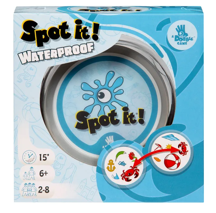 Spot It! Waterproof Beach Edition