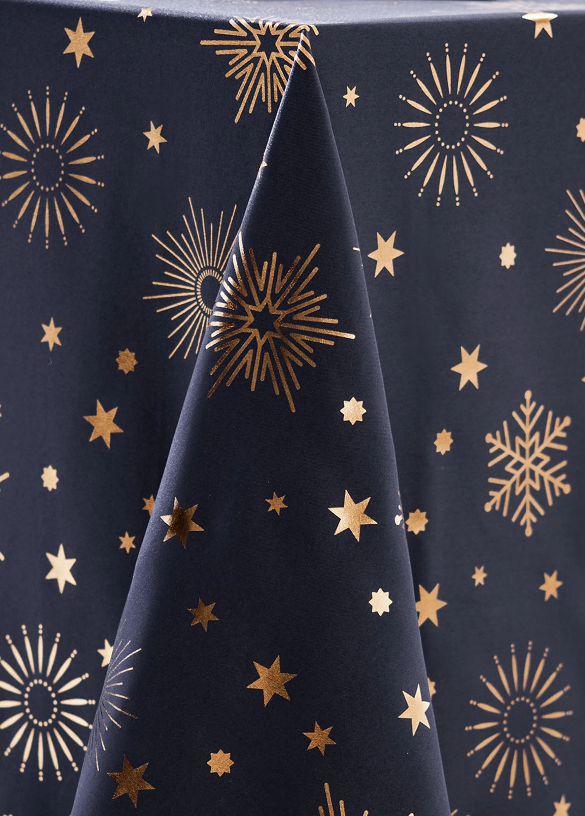 Starry Night Printed Party Tablecloth