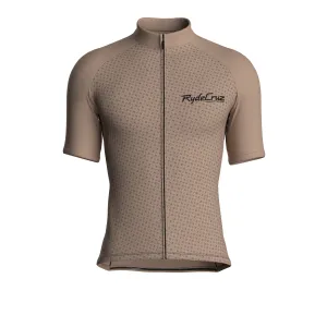 Stellar Grid | Warm Taupe Male Short Sleeves Jersey