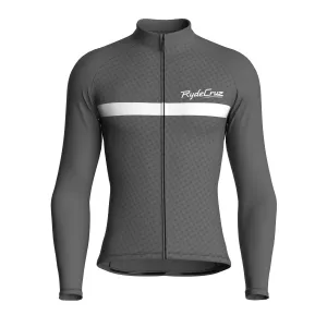 Stripe Dynamics | Ash Gray Male Long Sleeves Jersey