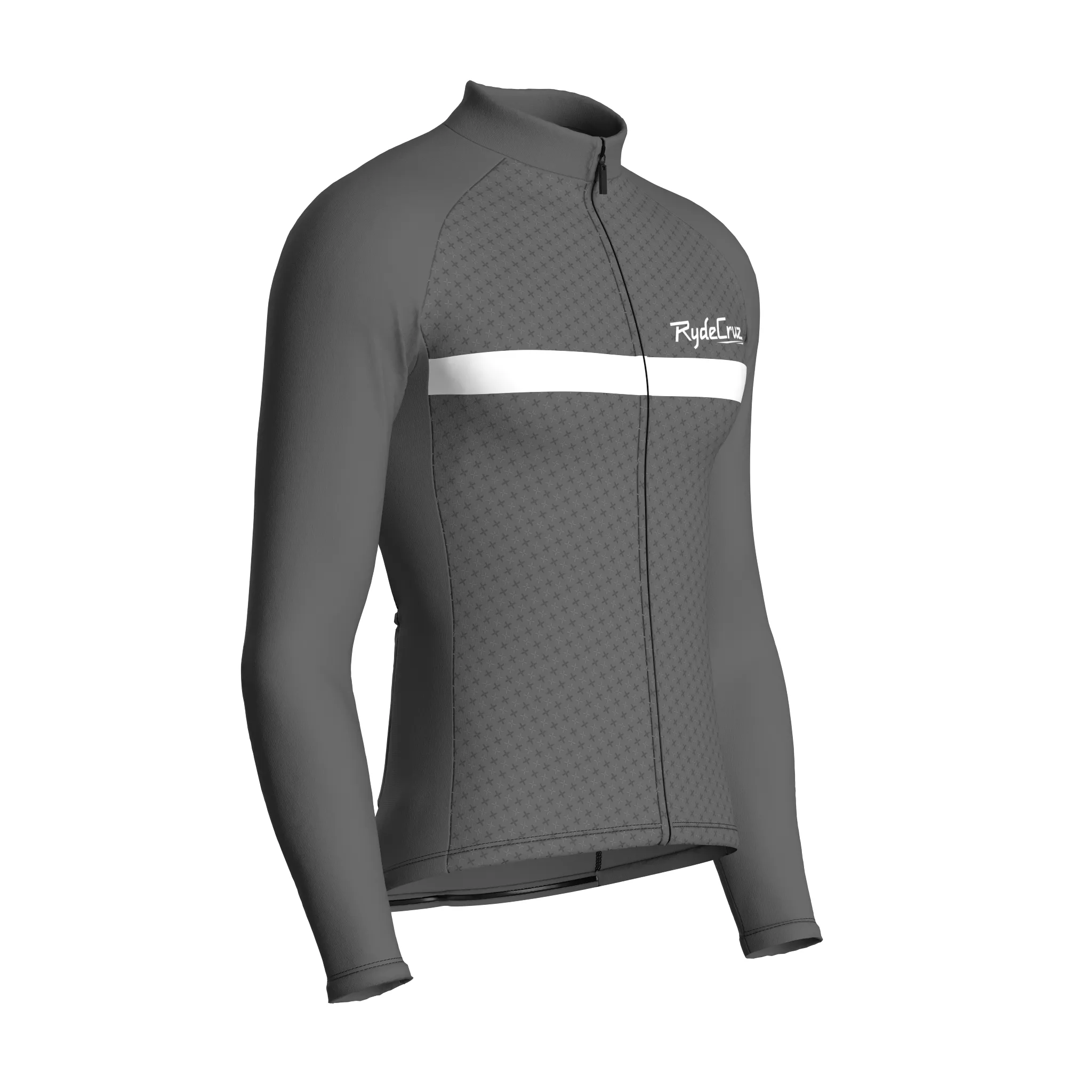 Stripe Dynamics | Ash Gray Male Long Sleeves Jersey