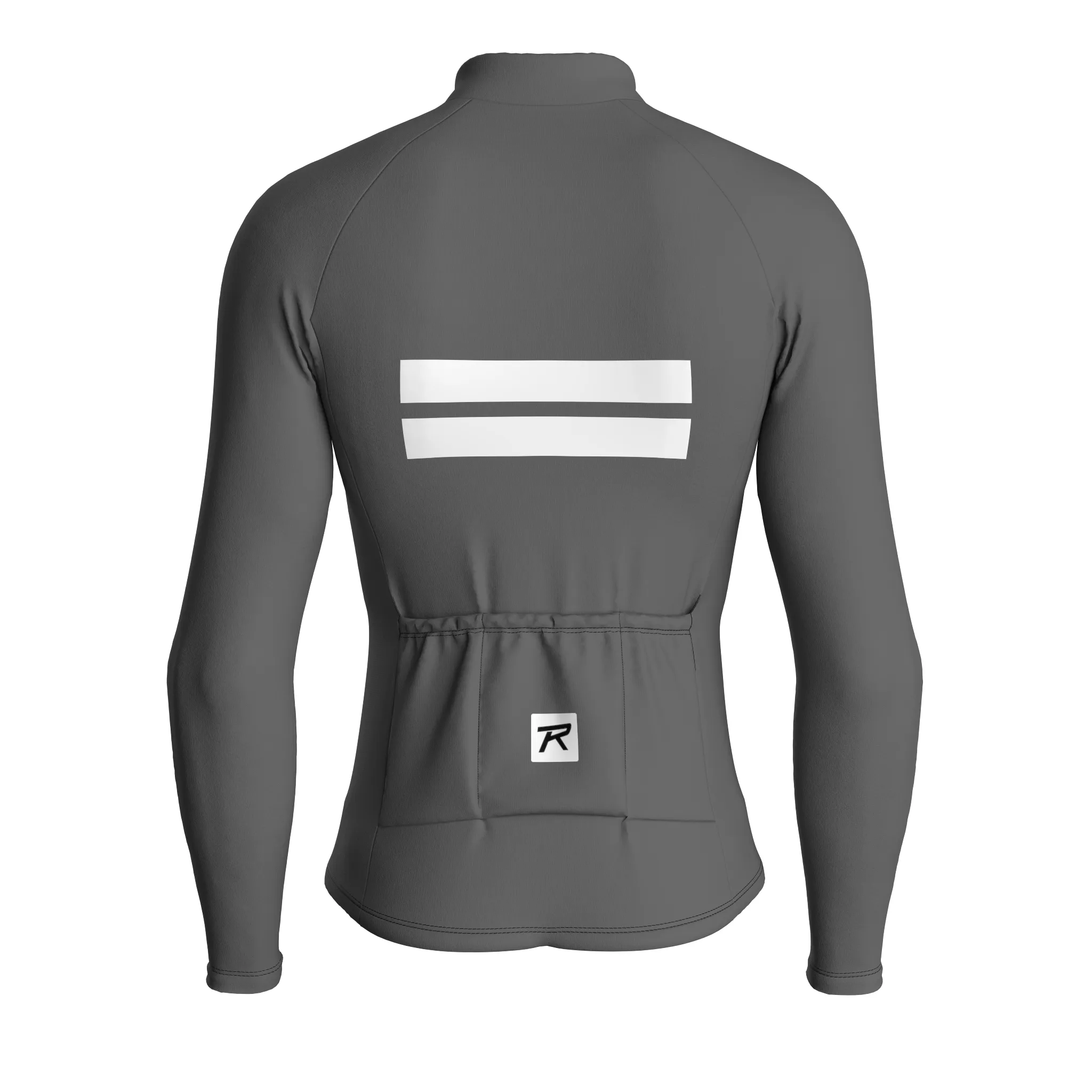 Stripe Dynamics | Ash Gray Male Long Sleeves Jersey