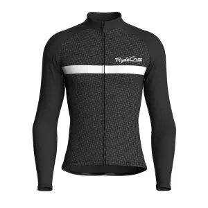Stripe Dynamics | Charcoal Gray Male Long Sleeves Jersey