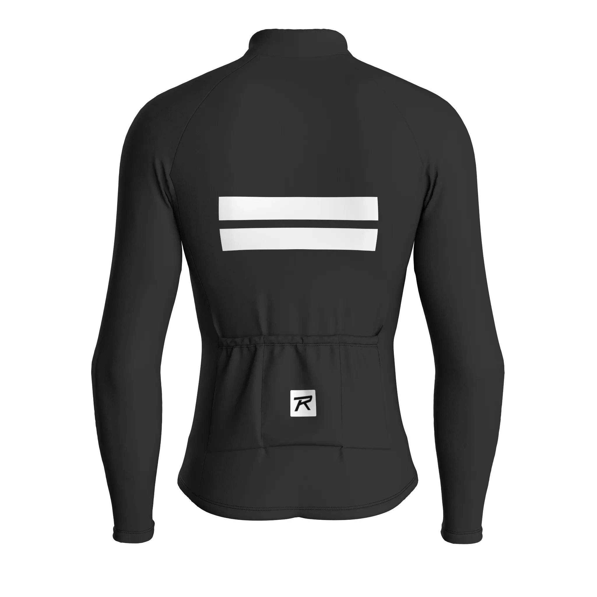 Stripe Dynamics | Charcoal Gray Male Long Sleeves Jersey