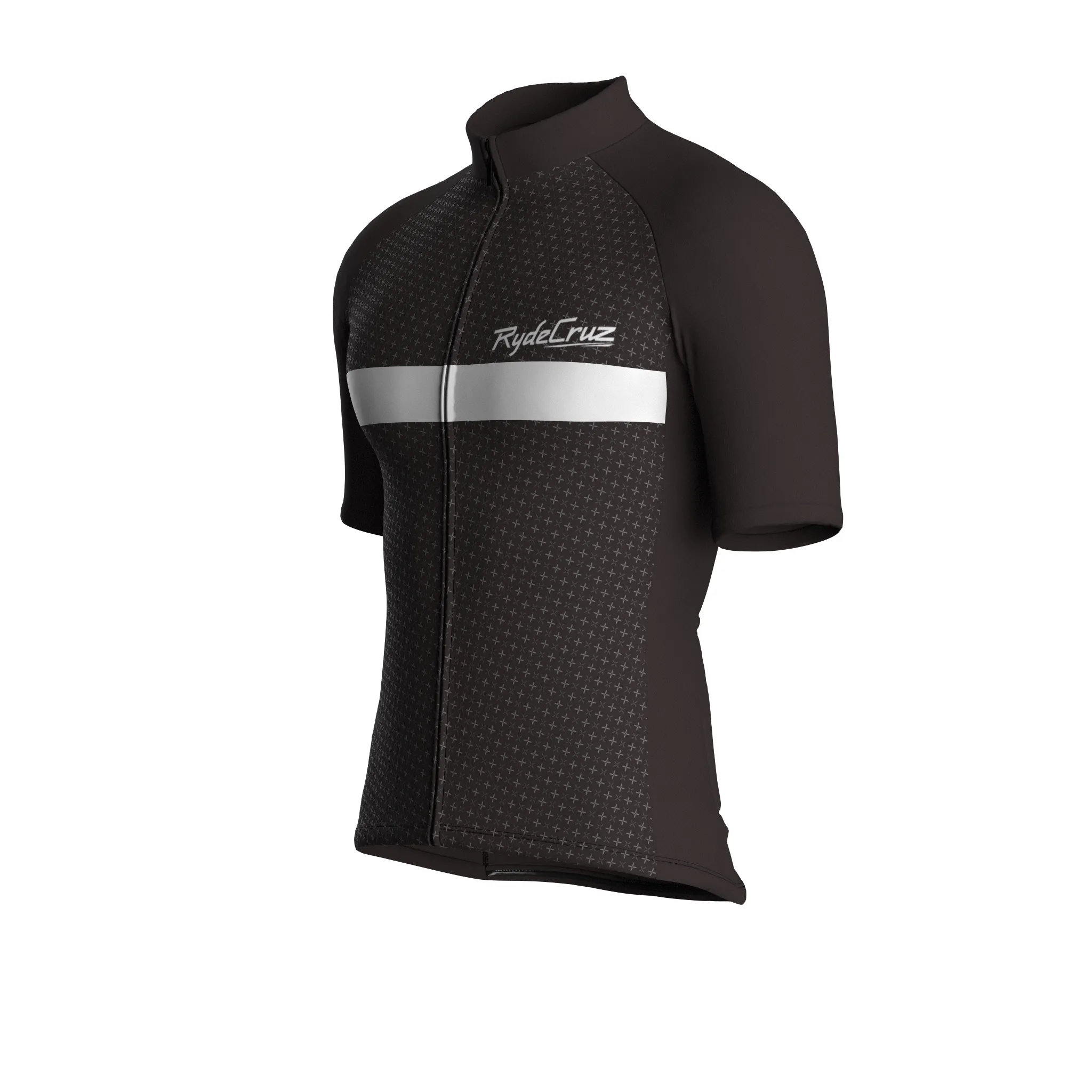 Stripe Dynamics | Dark Brown Male Short Sleeves Jersey