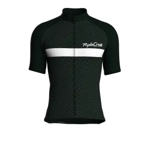 Stripe Dynamics | Dark Green Male Short Sleeves Jersey