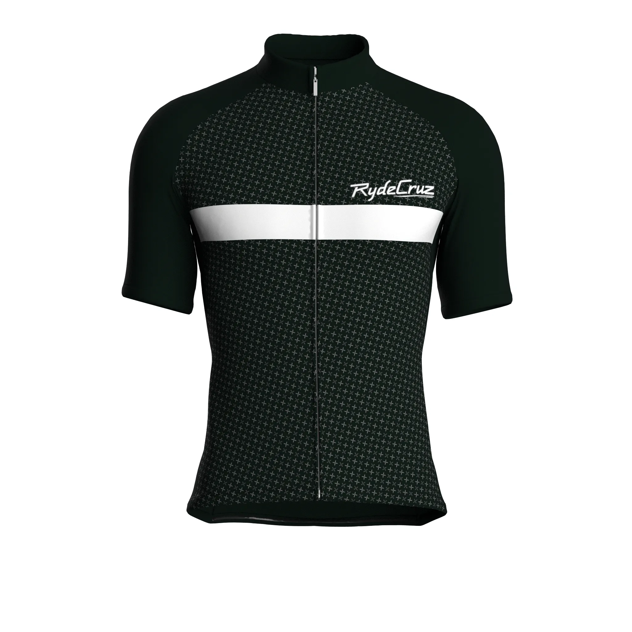 Stripe Dynamics | Dark Green Male Short Sleeves Jersey