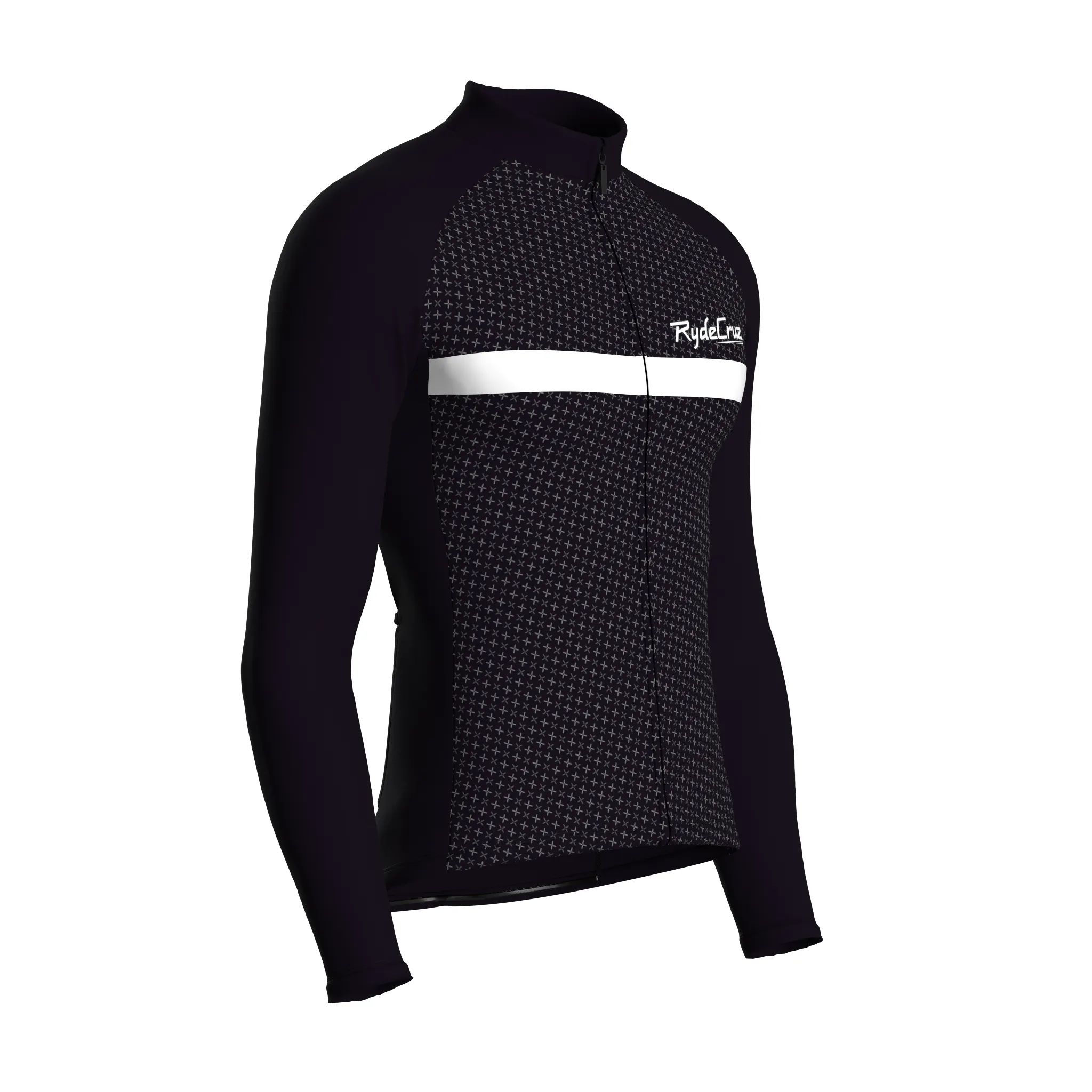 Stripe Dynamics | Dark Purple Male Long Sleeves Jersey