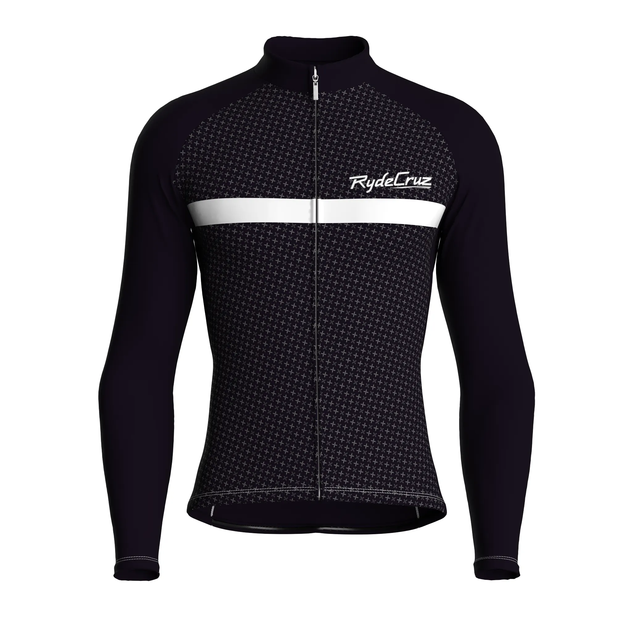 Stripe Dynamics | Dark Purple Male Long Sleeves Jersey