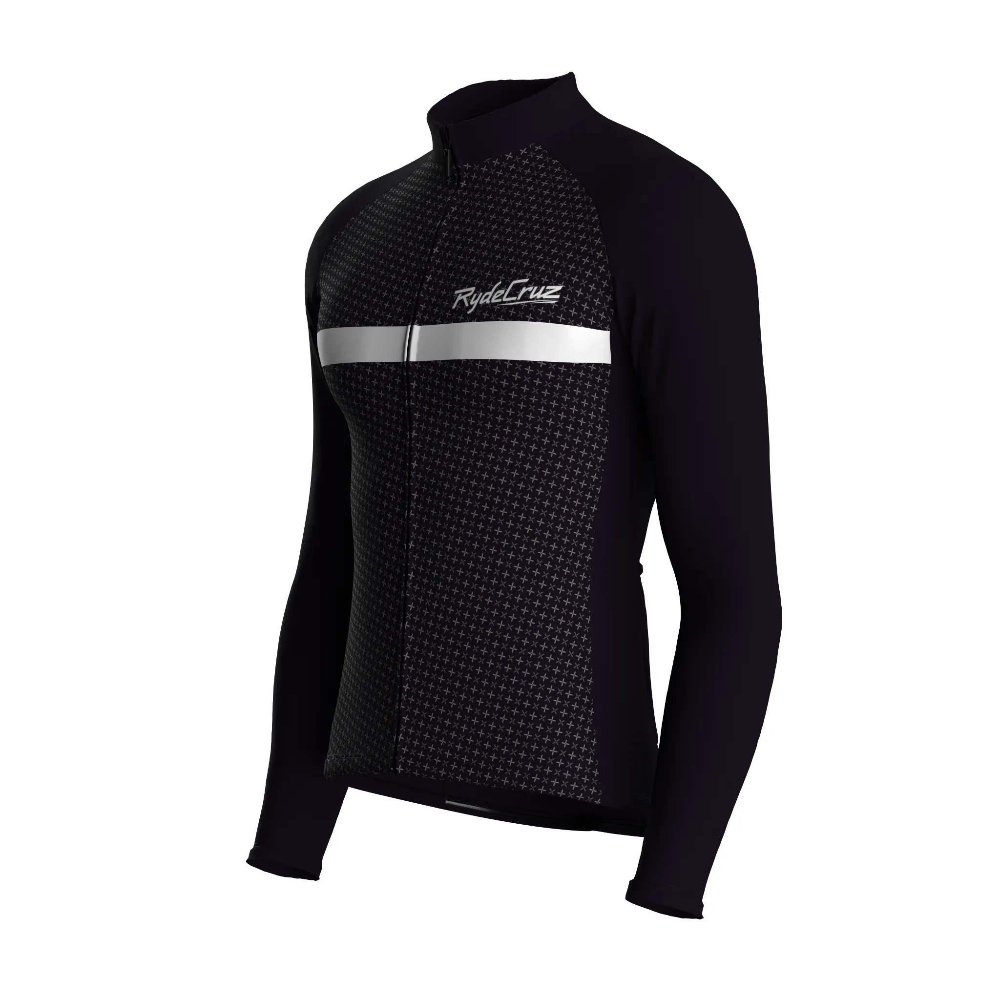 Stripe Dynamics | Dark Purple Male Long Sleeves Jersey