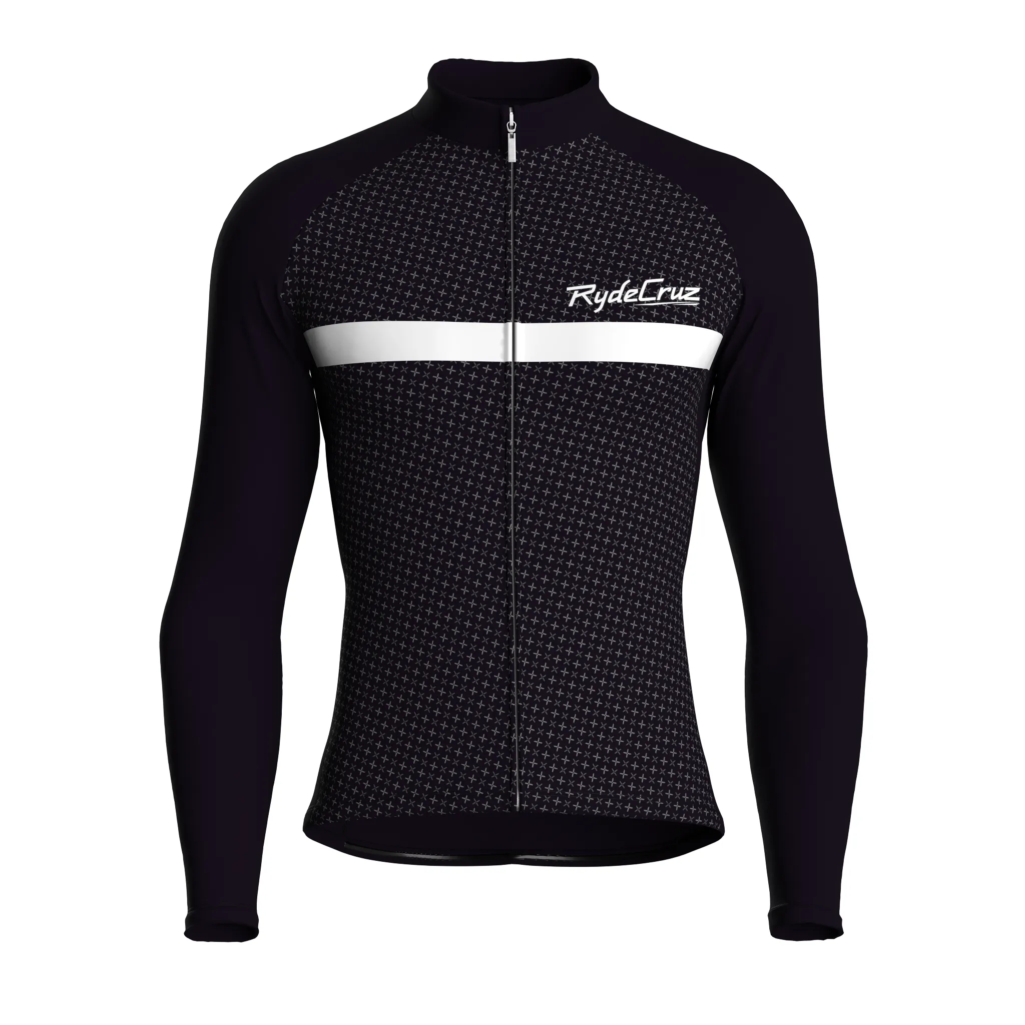 Stripe Dynamics | Dark Purple Male Long Sleeves Jersey