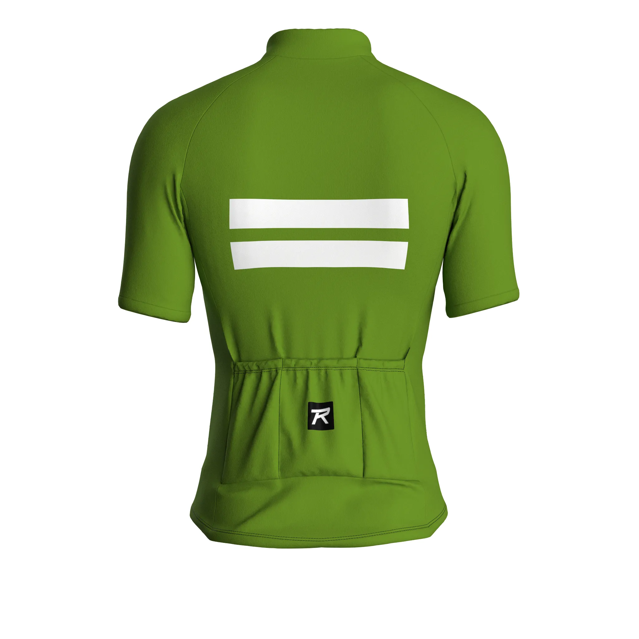 Stripe Dynamics | Khaki Green Male Short Sleeves Jersey
