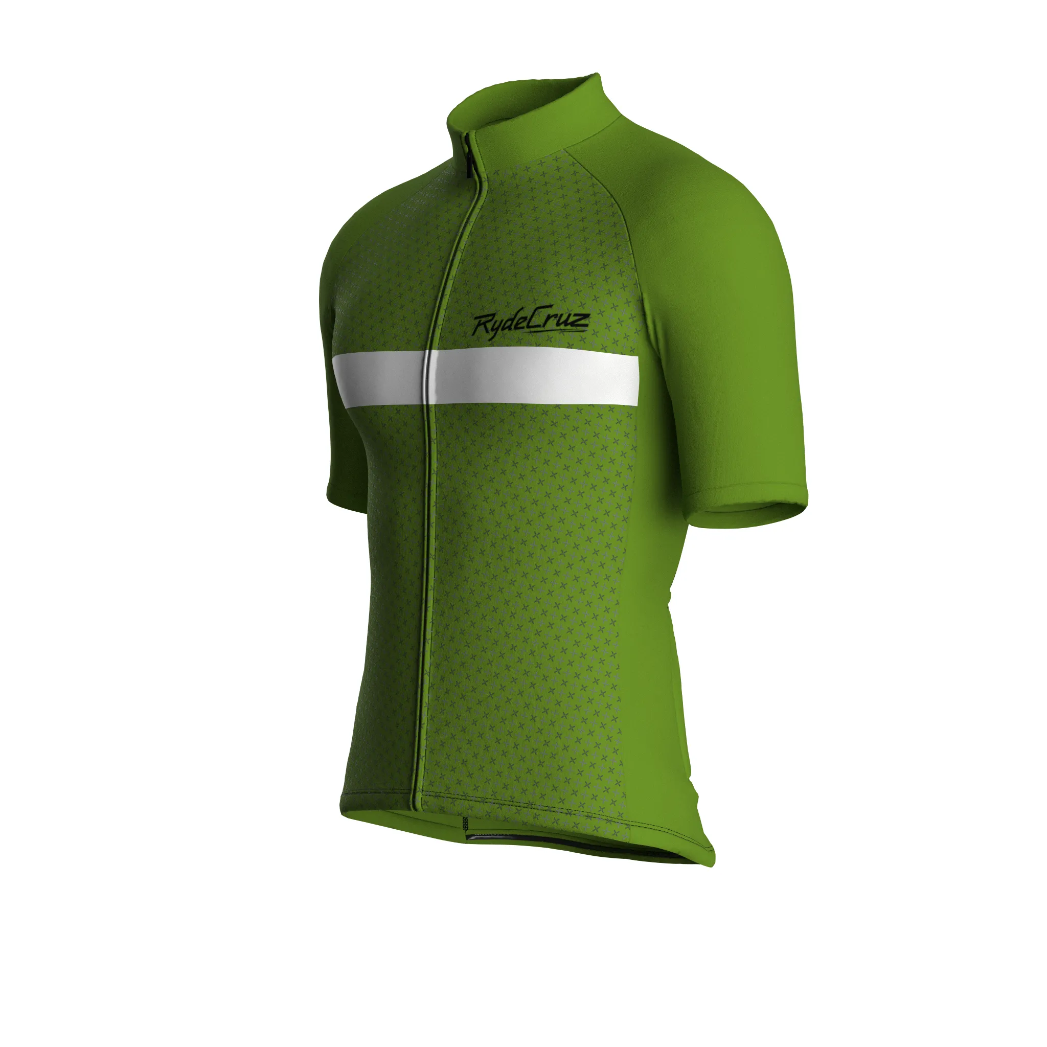 Stripe Dynamics | Khaki Green Male Short Sleeves Jersey