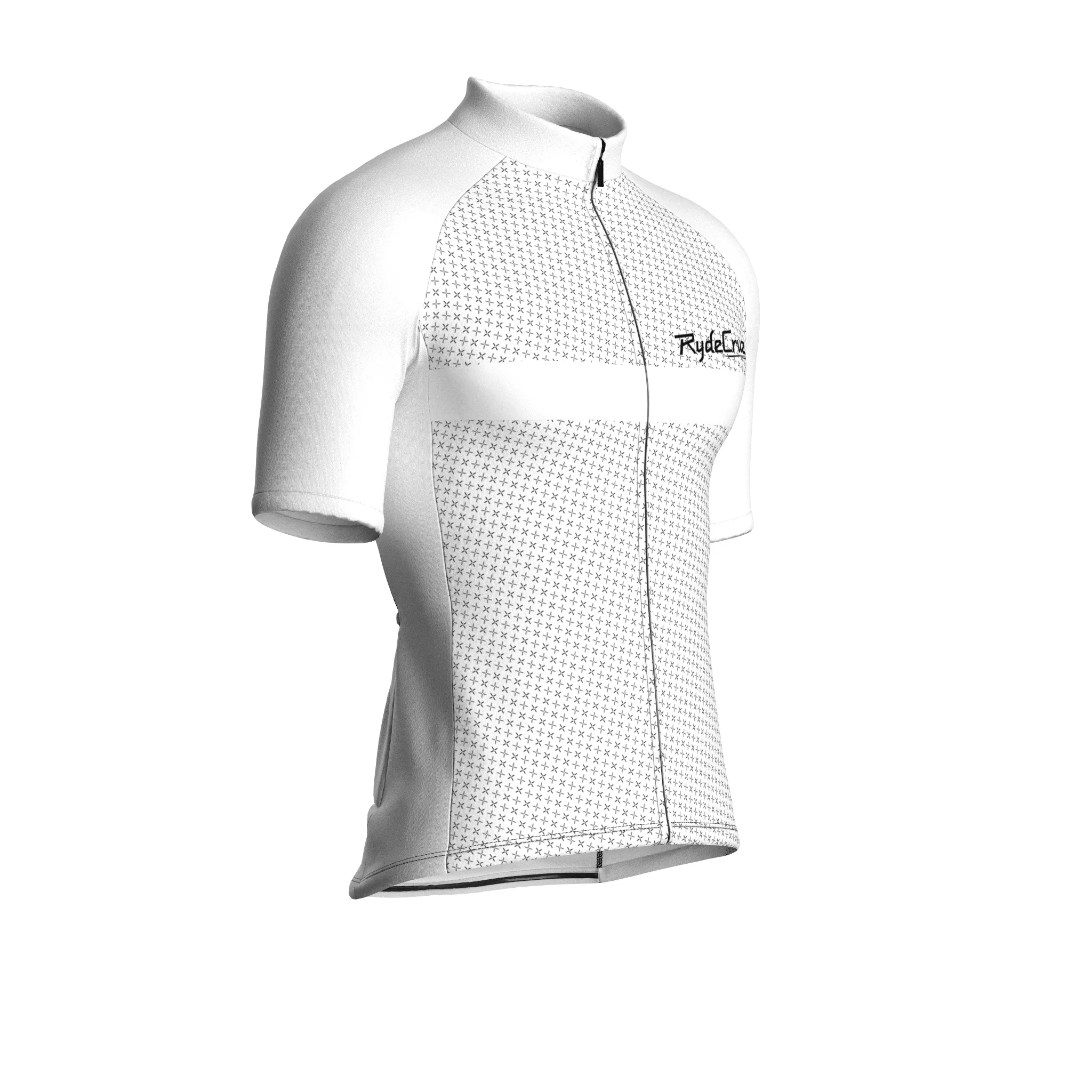 Stripe Dynamics | White Male Short Sleeves Jersey