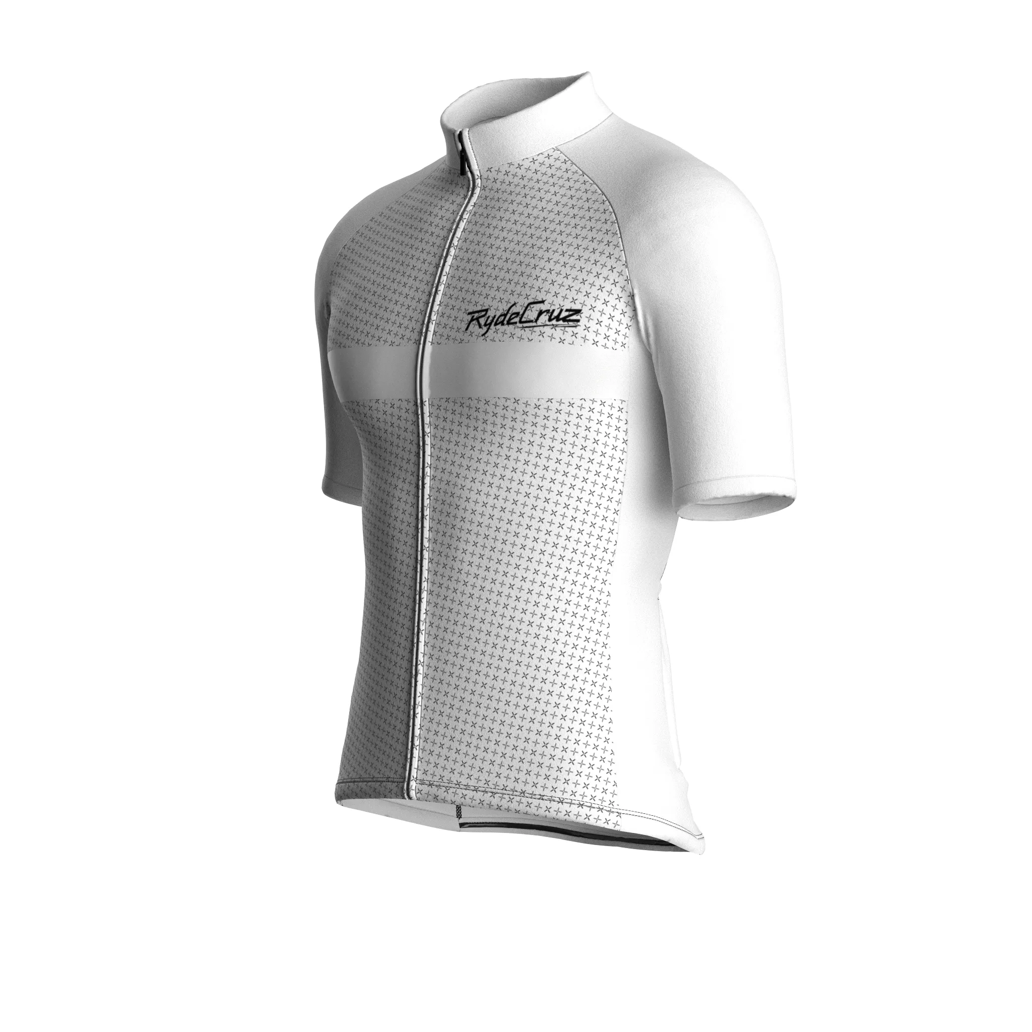 Stripe Dynamics | White Male Short Sleeves Jersey